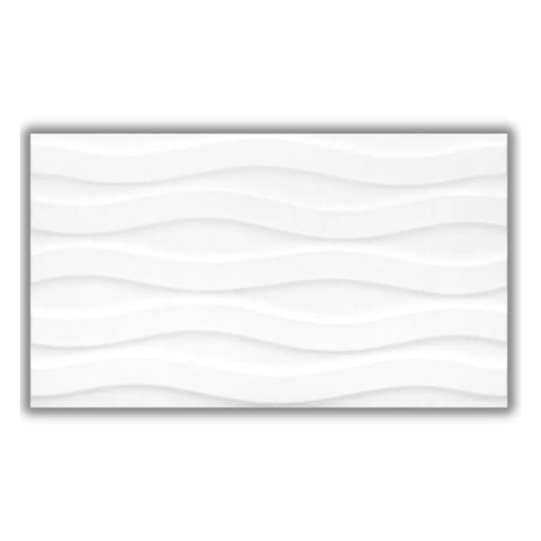 Revestimento 57154 Retificado Brilhante Branco 33x57cm 2,42m2 (Lote 10)