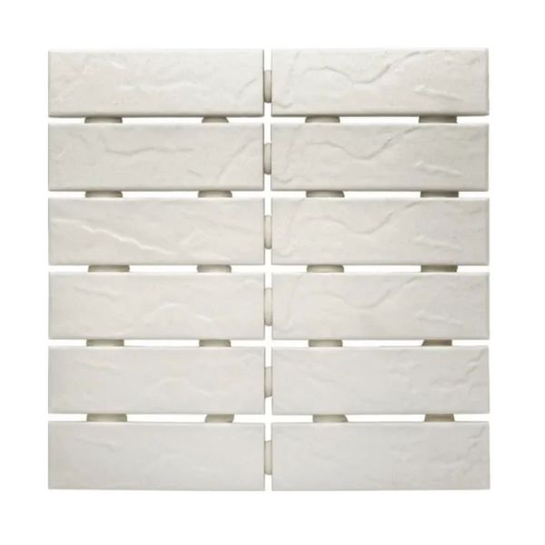 Revestimento Casa Blanca Bold Acetinado Branco 5x15cm 1,42m2 (Lote 1)