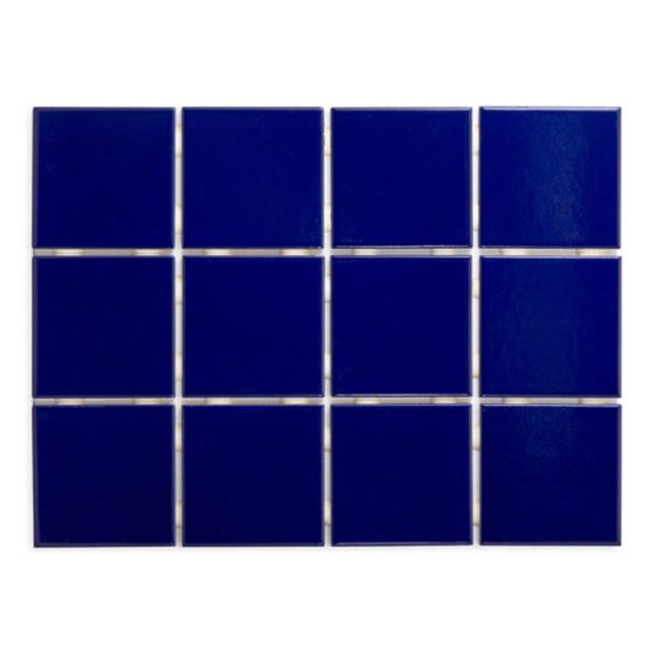 Revestimento Cobalto Bold Brilhante Azul 10x10cm 1,95m2 (Lote 19)