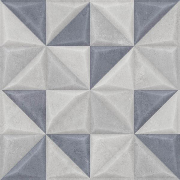 Porcelanato Berlim Decor Retificado Acetinado Cinza 62,5x62,5cm 2,73m2 (Lote 71)