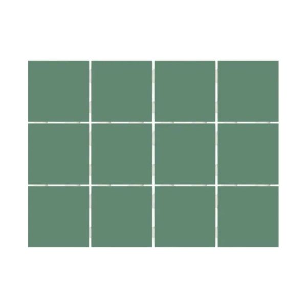 Revestimento Riviera Bold Acetinado Verde 10x10cm 1,95m2 (Lote 1)