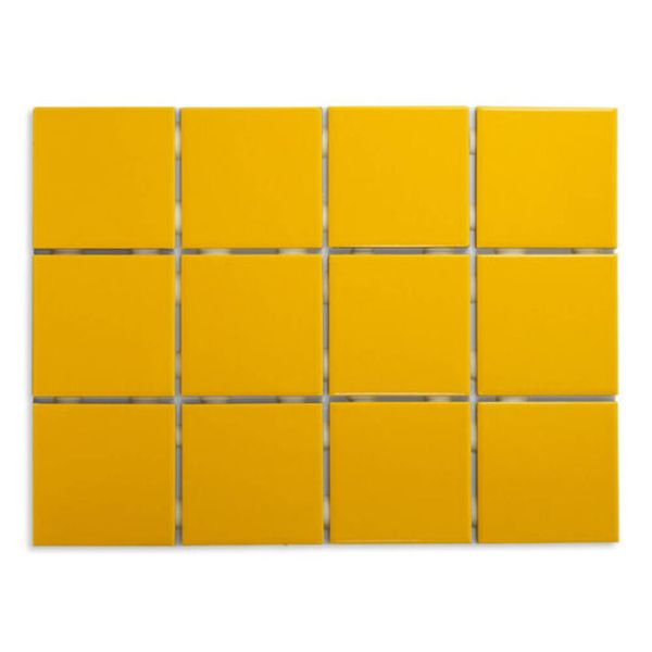 Revestimento Extra Telado Amarillo Bold Brilhante 10X10cm 1,95m2 (Lote 61)