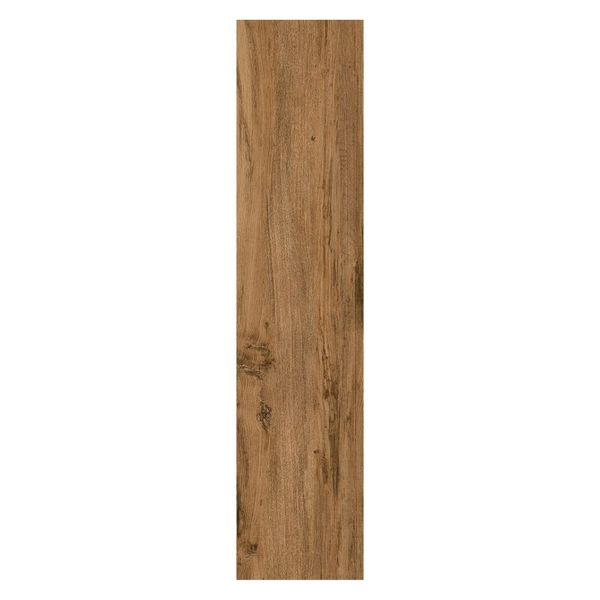 Porcelanato Provenza Retificado Rústico Marrom 24,5x108cm 1,85m2 (Lote 32)