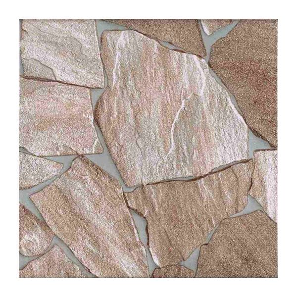 Piso Quartzo Bold Rústico Marrom 43x43cm 2,43m2 (Lote 31)