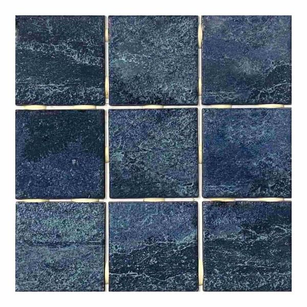Revestimento Sancho Blue Bold Brilhante Azul 10x10cm 2,07m2 (Lote 56)