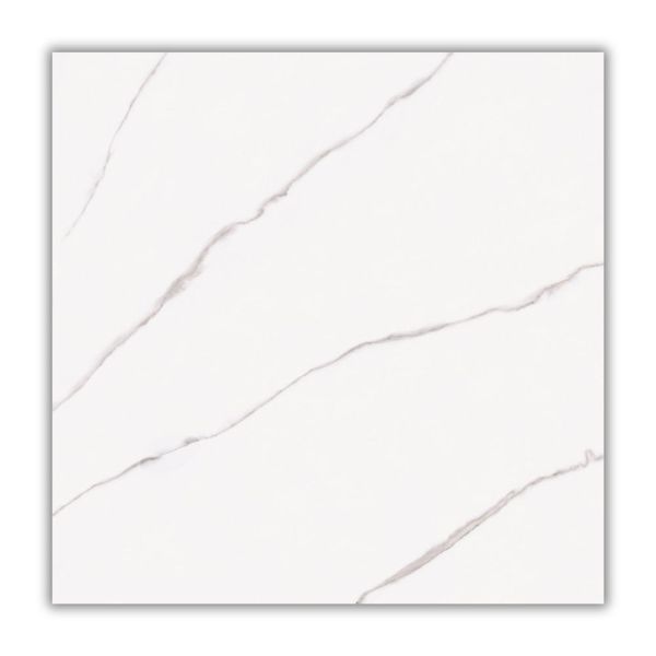 Porcelanato Carrara Retificado Polido Branco 53x53cm 2,28m2 (Lote 2015)