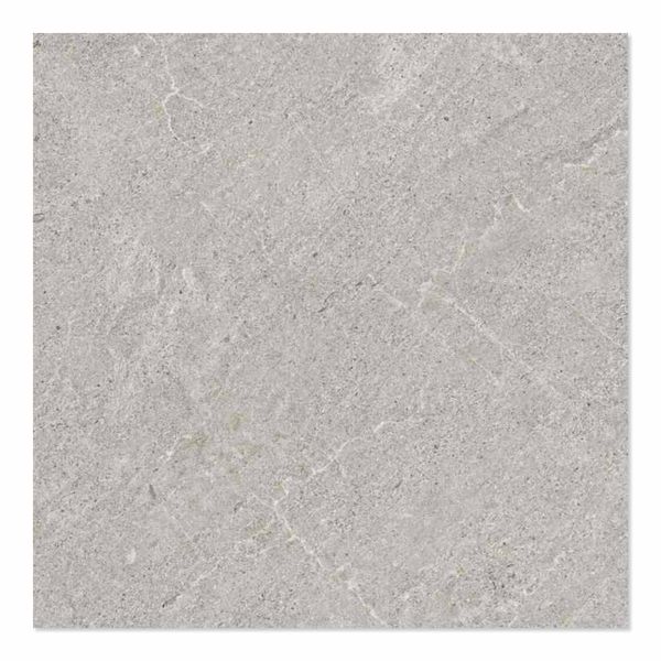 Piso 77014 Lithos Grey Retificado Granilhado Cinza 77x77 1,78m2 (Lote 3016)