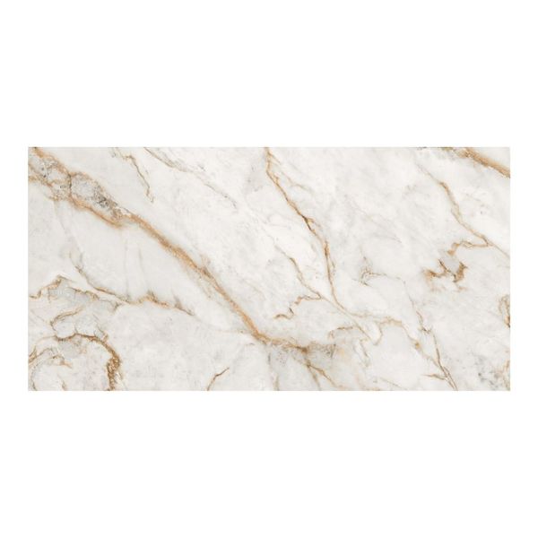 Porcelanato Marmo Gold Retificado Polido Bege 60x120cm 2,20m2 (Lote Z32)