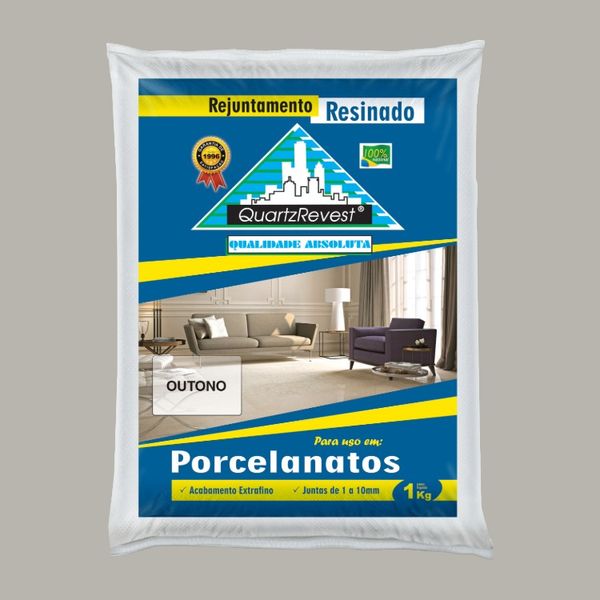 Rejunte Resinado 1kg Quartz Revest Rejunte Resinado Outono 1kg Quartz Revest