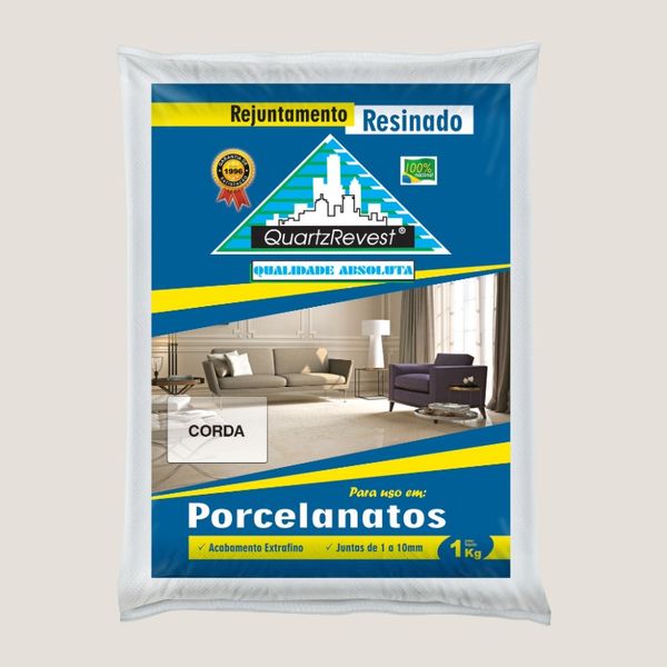 Rejunte Resinado 1kg Quartz Revest Rejunte Resinado Areia 1kg Quartz Revest