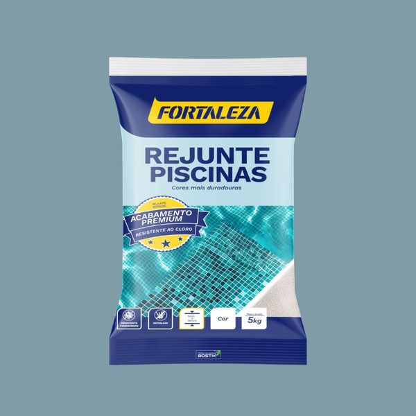Rejunte Piscina 5kg Fortaleza Rejunte Piscina Verde Caribe 5kg Fortaleza