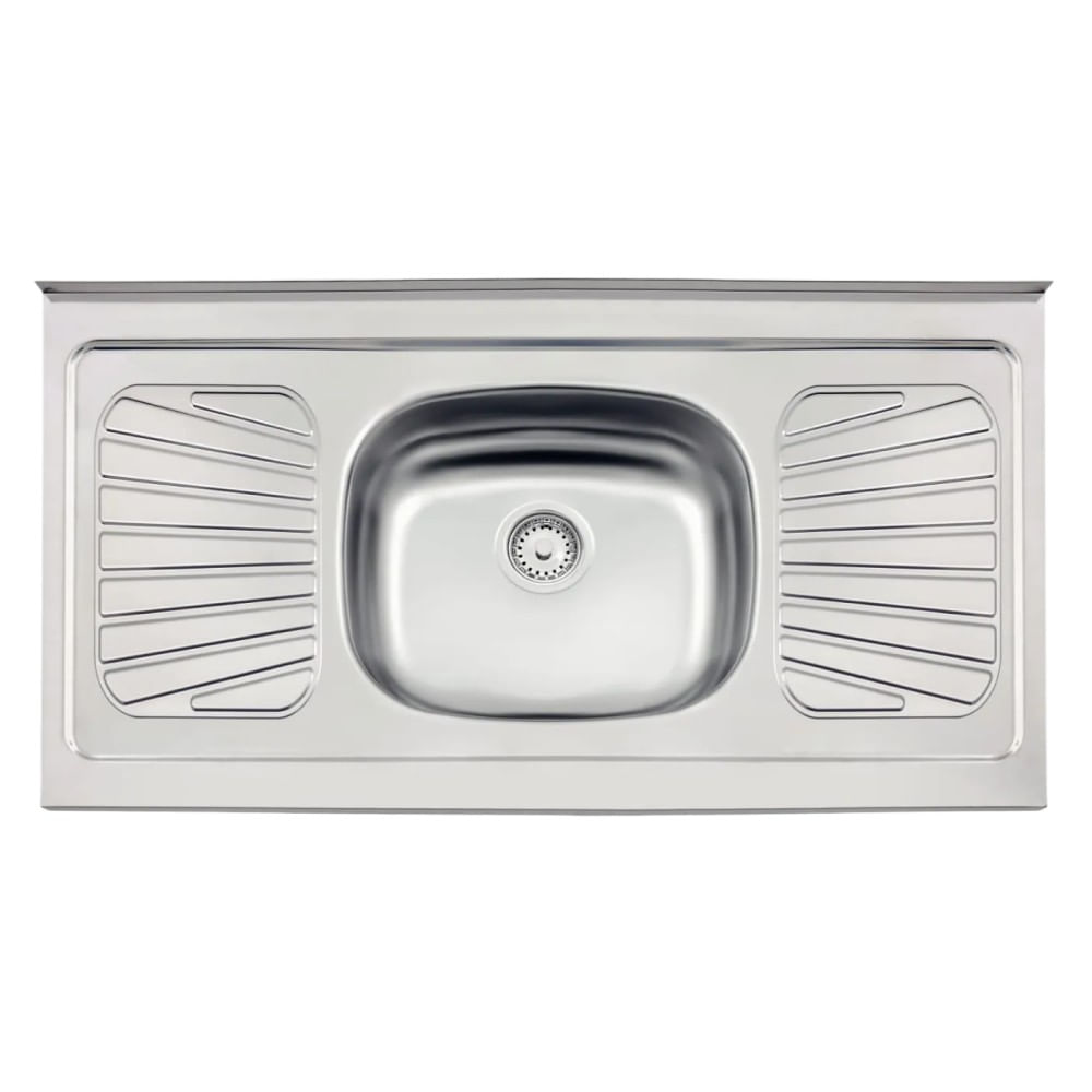 Pia para Cozinha Aço Inox Raggi com Válvula 150x52cm Tramontina