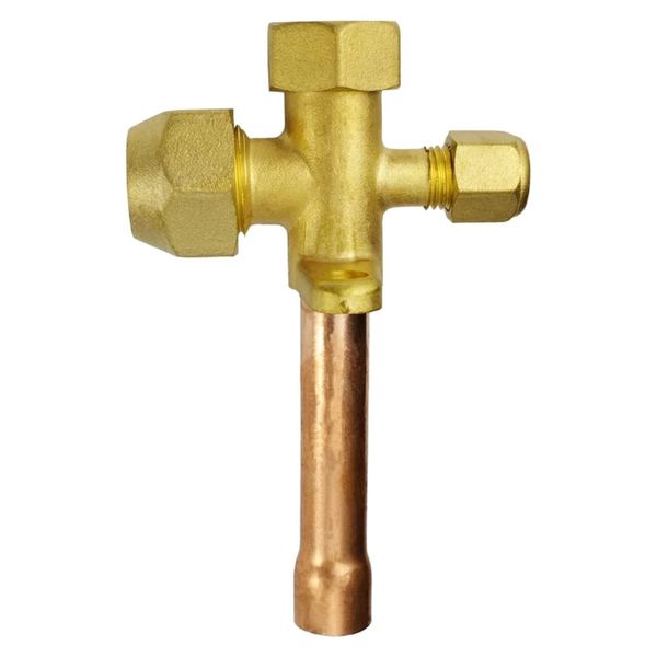 Válvula de Serviço 3 Vias para Ar Condicionado Split AGT Válvula de Serviço 7/8" 3 Vias para Ar Condicionado Split